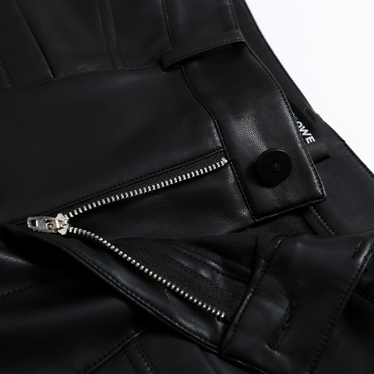 SomeSowe 3D Cutting Flare Leather Pants