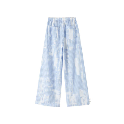 SomeSowe Cloud Striped Drawstring Pants