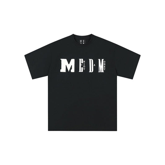 MEDM Big M Knit Logo Tee Black