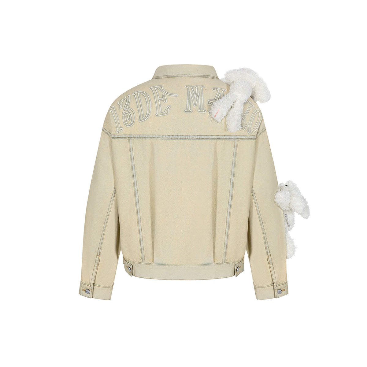 13De Marzo Doozoo Vintage Denim Jacket Beige