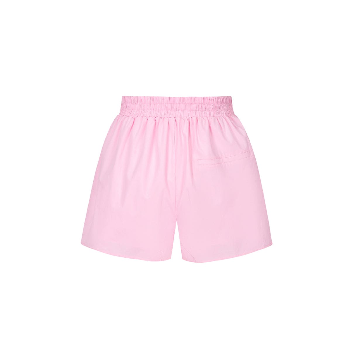 Three Quarters Logo Embroidery Shorts Pink