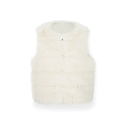 NotAwear Eco-Friendly Fur Vest White