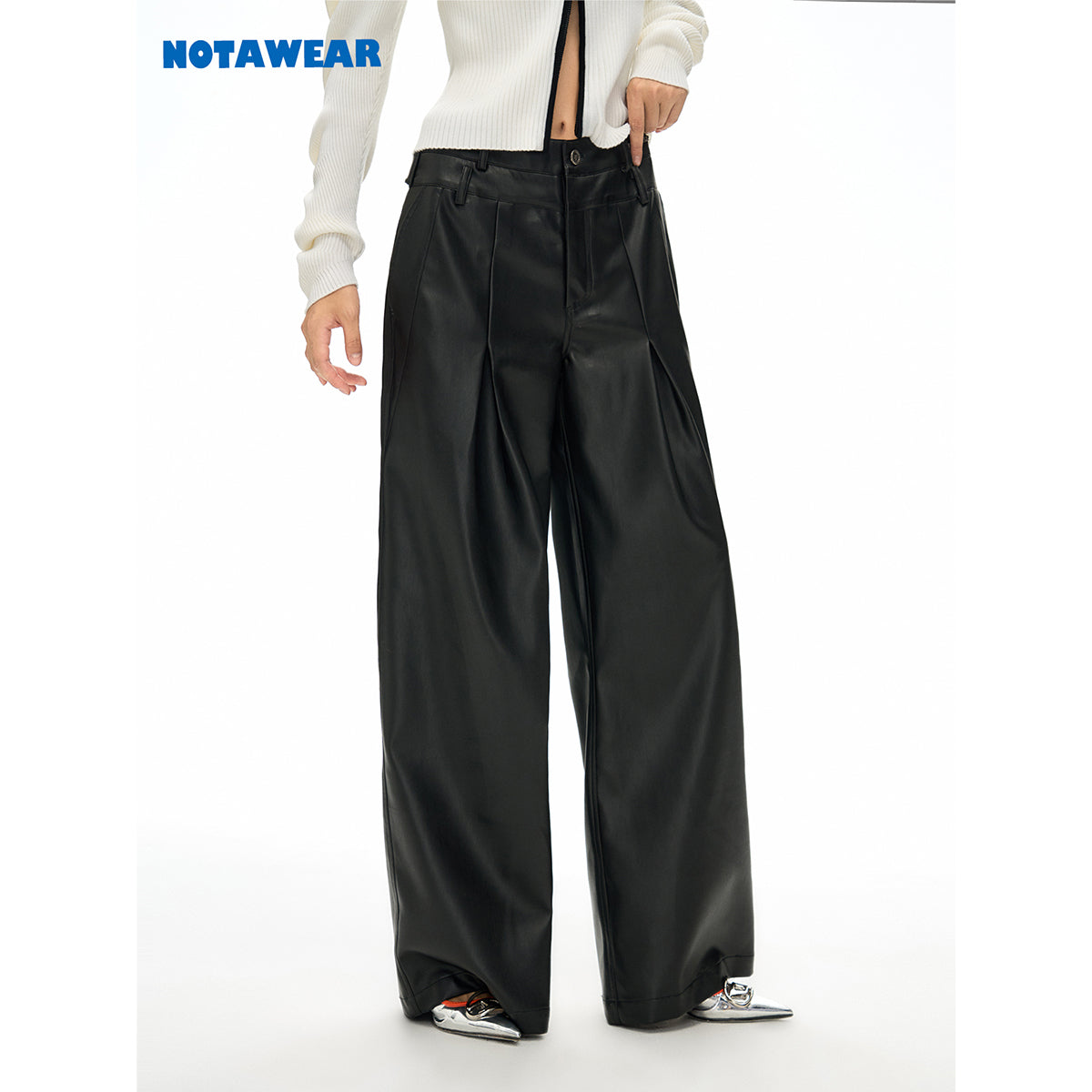 NotAwear Light Protein Leather Pants Black