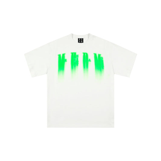 MEDM Green Phantom Logo Tee White