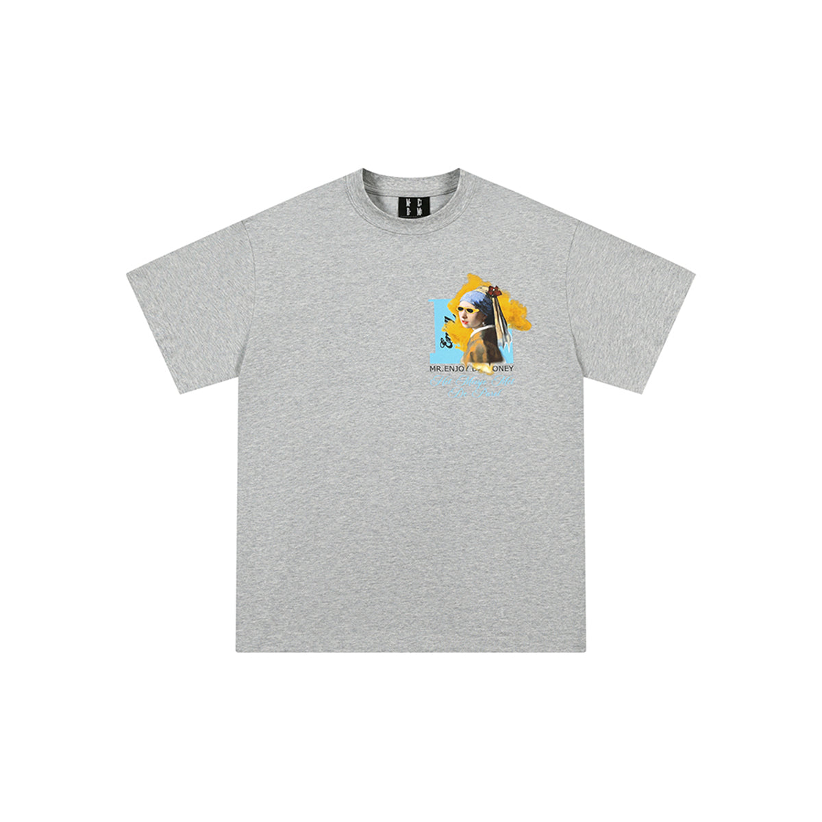 MEDM Famous Painting Printed Tee Gray