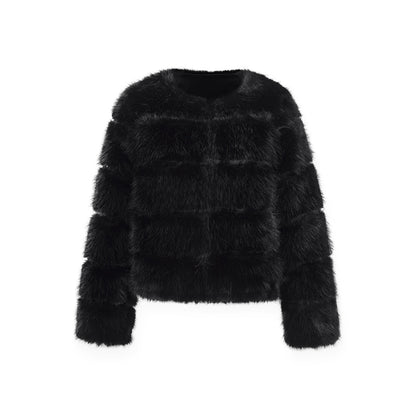 NotAwear Eco-Friendly Fur Jacket Black