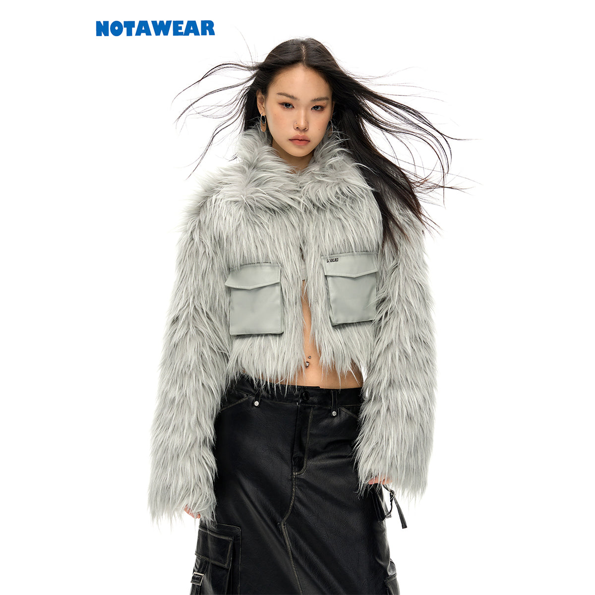 NotAwear Fluffy Eco-Friendly Fur Jacket