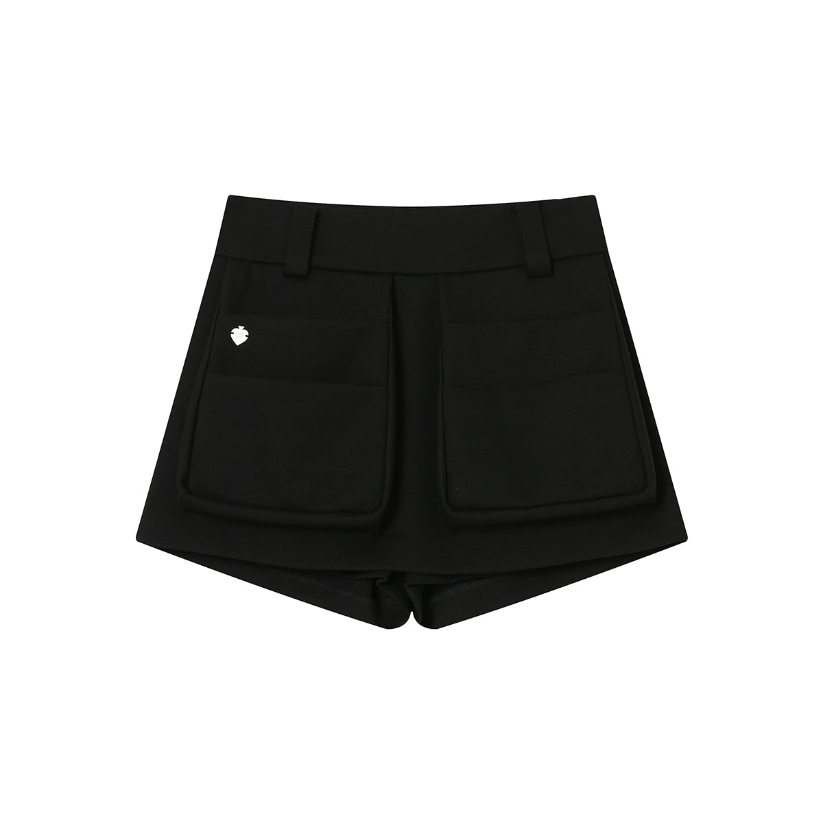 SomeSowe 3D Pocket Cargo Skirt Shorts Black