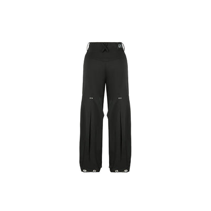 Weird Market Drawstring Cargo Pants Black