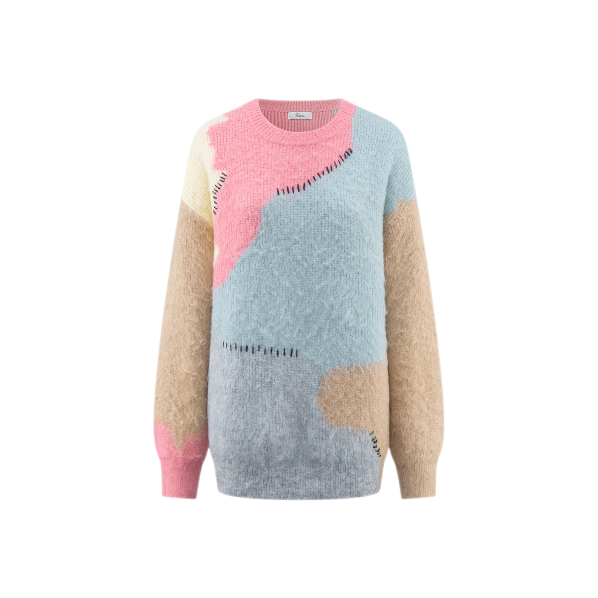 Rumia Lindon Knitted Jumper Pink Multicolour