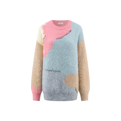 Rumia Lindon Knitted Jumper Pink Multicolour