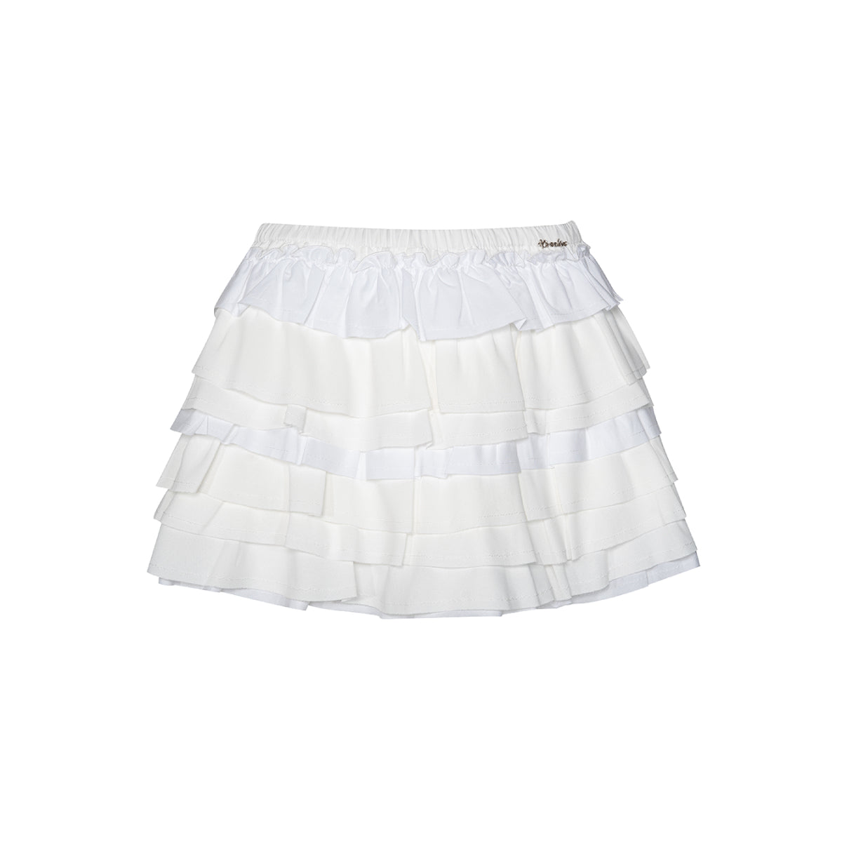 Kroche A-Line Ballet Fluffy Skirt White