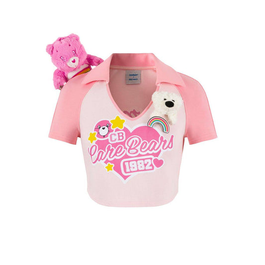 13De Marzo X Care Bears Plush Toy Short Top Pink