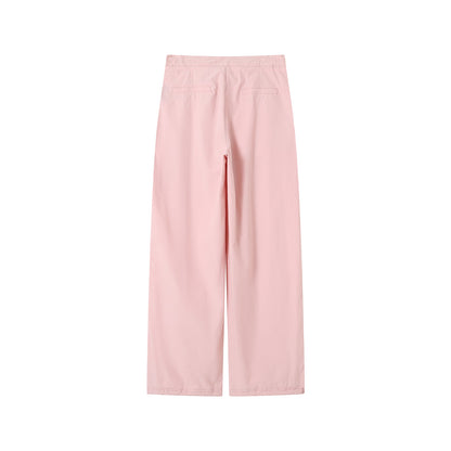 SomeSowe Bow Drawstring Cargo Pants Pink