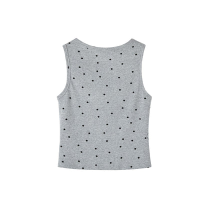 SomeSowe Origami Bow Vest Gray