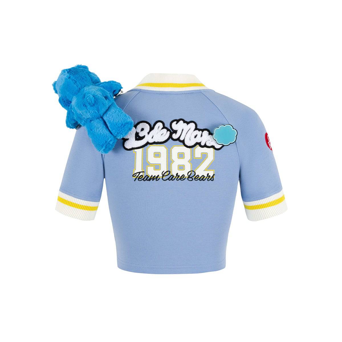 13De Marzo X Care Bears Hug Squad Baseball Top Blue