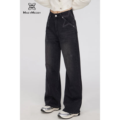 MacyMccoy Star Oversized Denim Jeans - Mores Studio