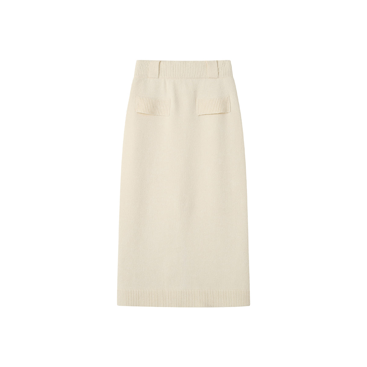 SomeSowe Split Cutting Knit long Skirt