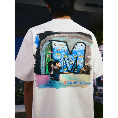 MEDM x Newmasus Aquarium Printed Logo Tee