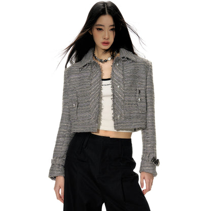 NotaWear Chain Tassel Woolen Tweed Jacket