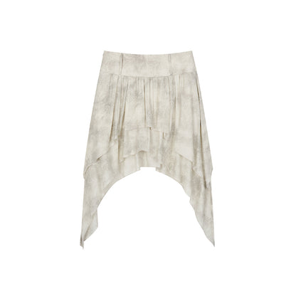 Via Pitti Irregular Render Skirt Gray