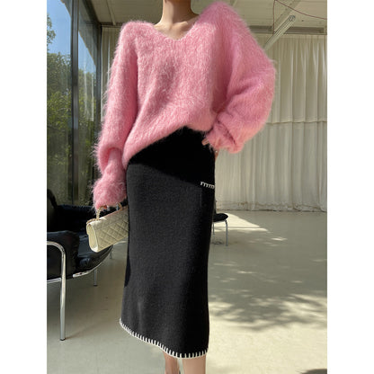 Rumia Nesci Knitted Skirt Black