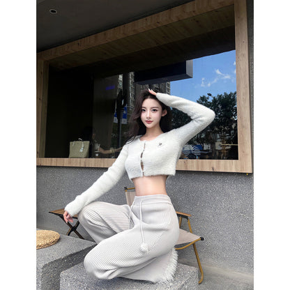 Weird Market X Angel Boy High Waist Fluffy Knit Pants