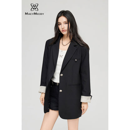 MacyMccoy Classic Tailored Oversize Blazer