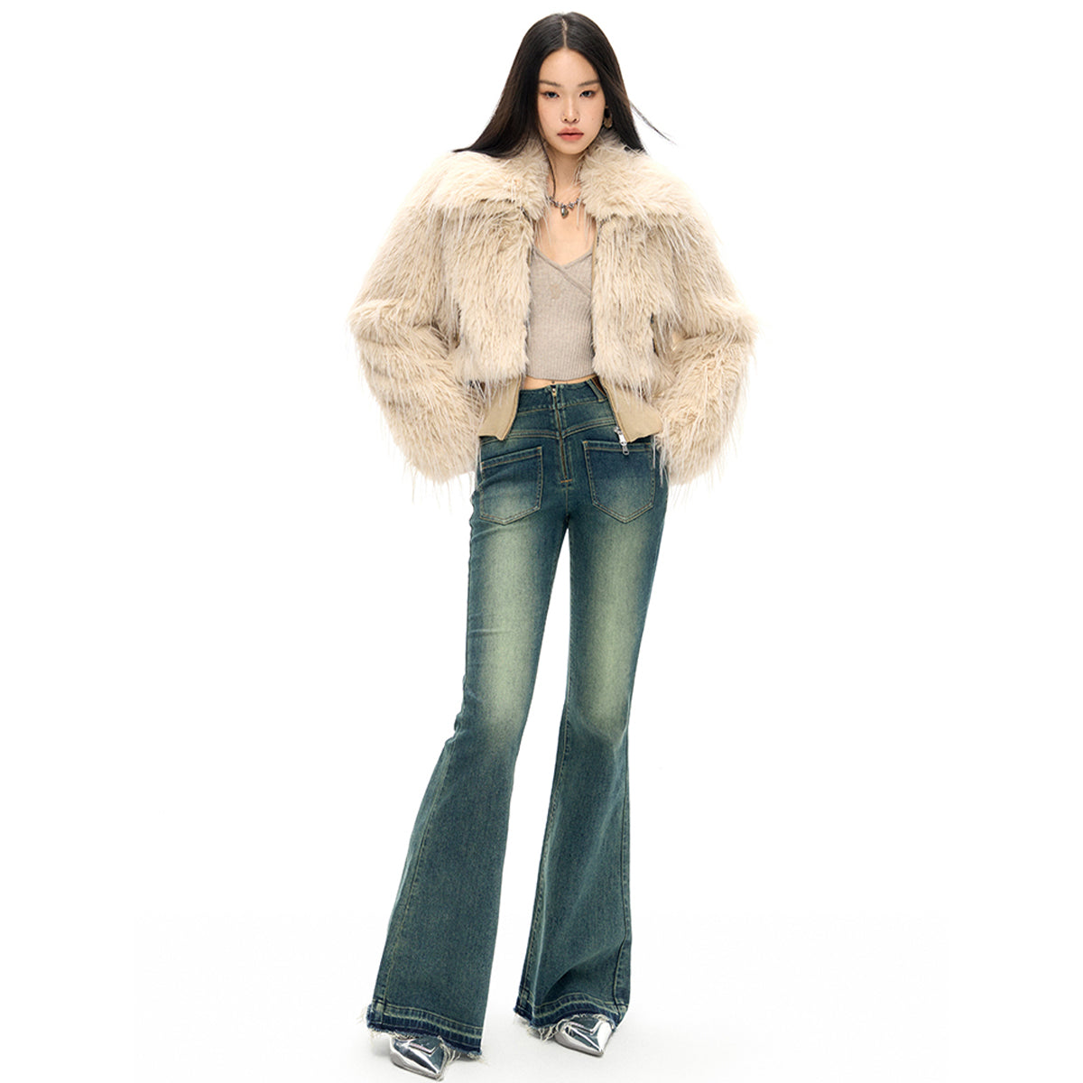 NotAwear Eco-Friendly Fur Short Jacket