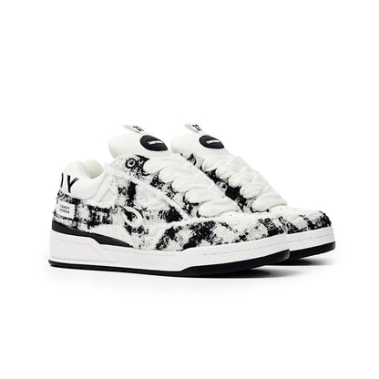 CANDYDONDA Tweed Curbmelo Sneaker Black