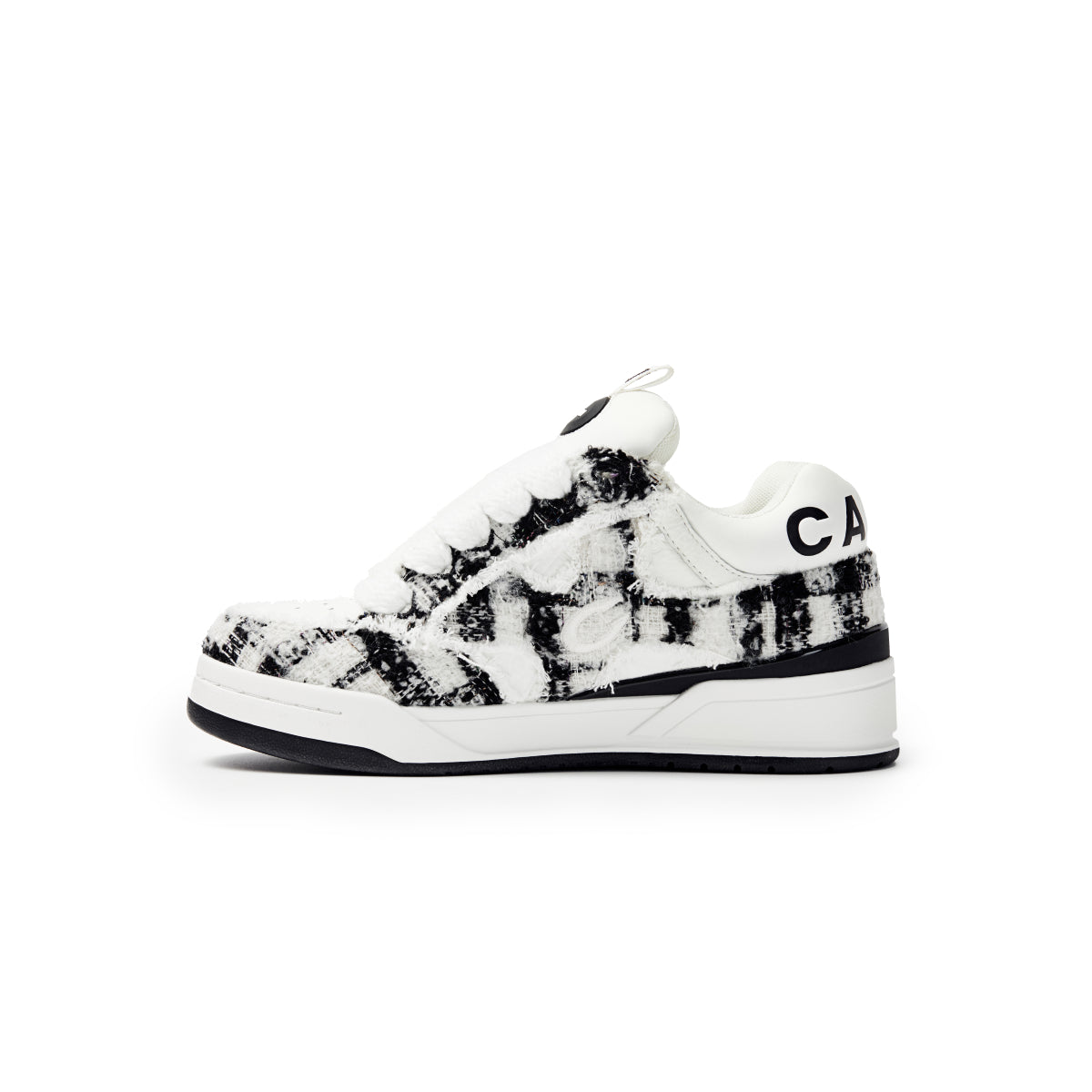 CANDYDONDA Tweed Curbmelo Sneaker Black