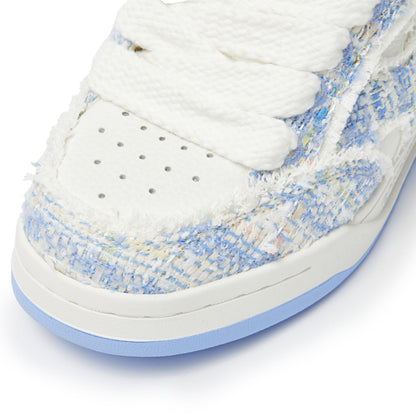 CANDYDONDA Tweed Curbmelo Sneaker Blue