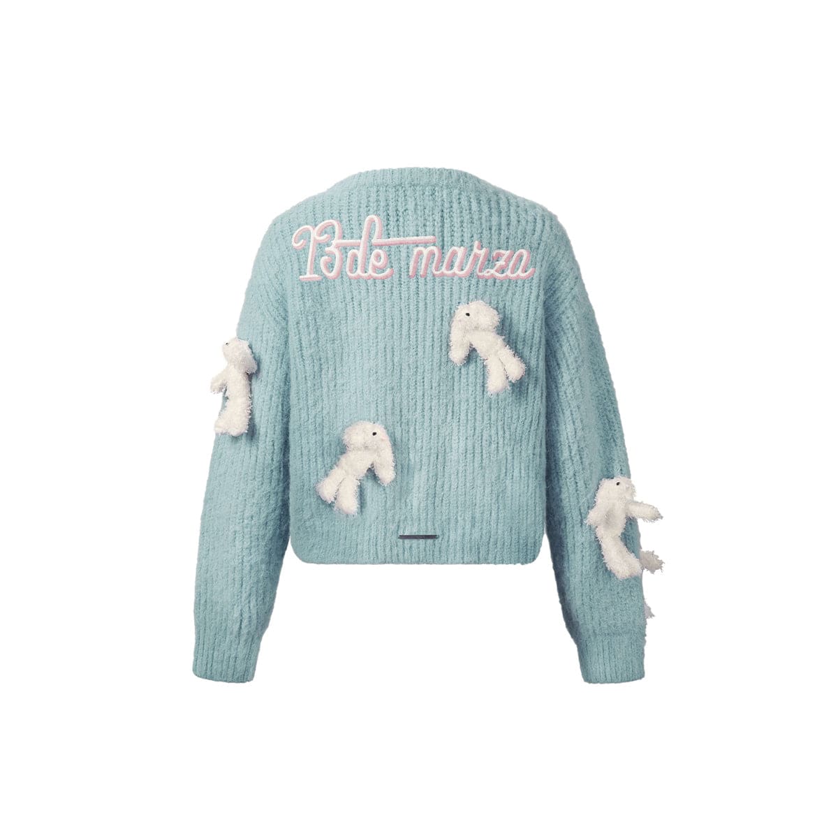 13De Marzo Doozoo Rabbit Knit Cardigan Blue