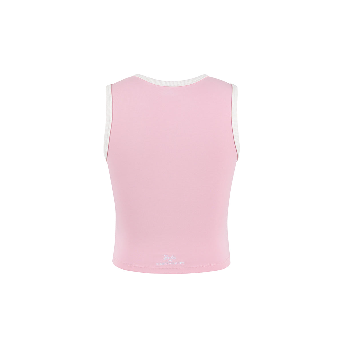 Weird Market X Barbie Hotfix Logo Contrast Vest Pink