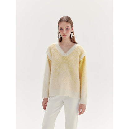 Rumia Rifle Gradient Sweater Yellow