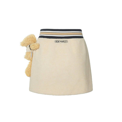 13De Marzo Vintage Baseball Skirt Beige