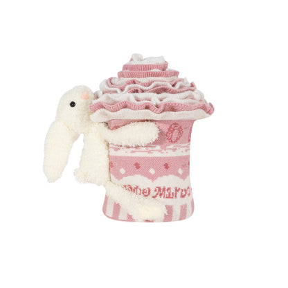 13De Marzo Doozoo Cake Knit Scarf Pink