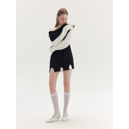 Rumia Florence Knitted Jumper Black And White