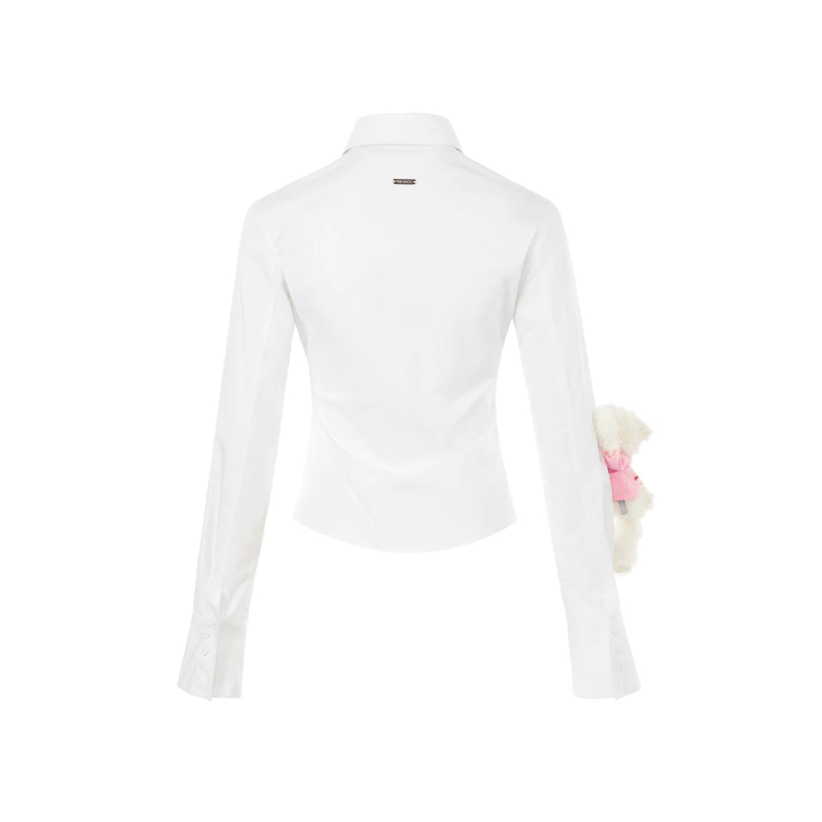 13De Marzo X Hello Kitty Plush Bear Slim Shirt White