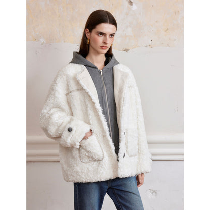 Rocha Roma Fake-2-Piece Detachable Down Jacket White