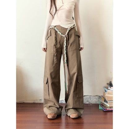 Via Pitti Vintage Big Pockets Cargo Pants Khaki