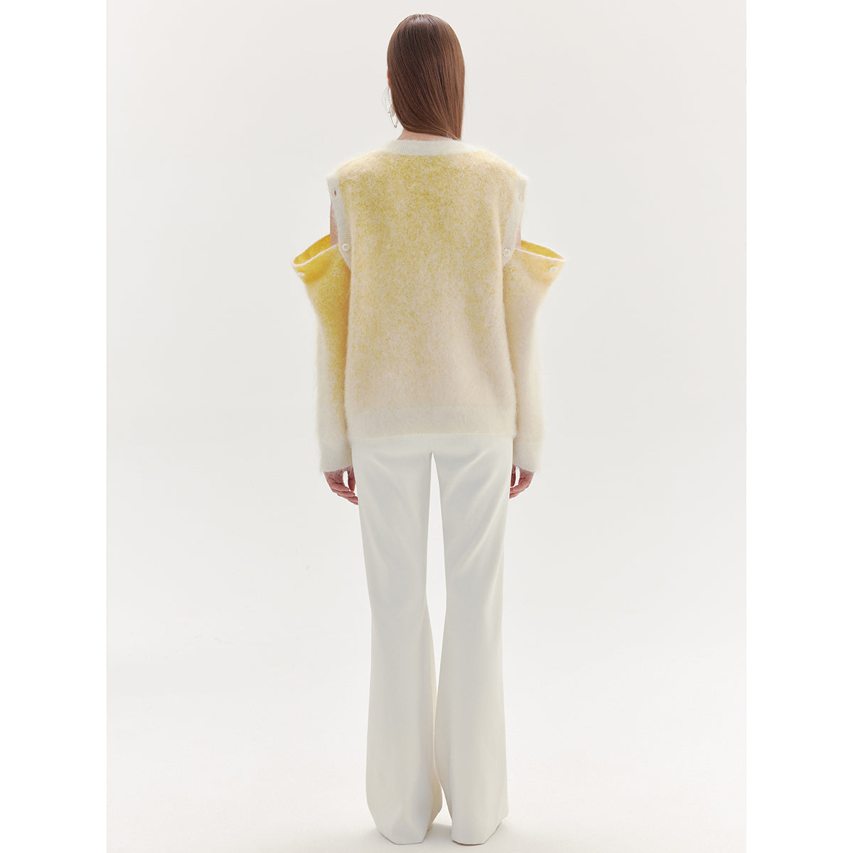 Rumia Rifle Gradient Sweater Yellow