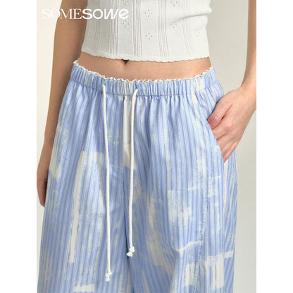 SomeSowe Cloud Striped Drawstring Pants