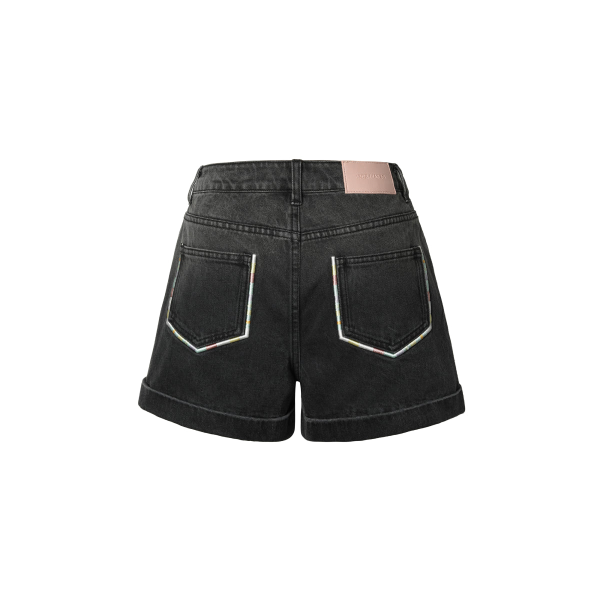 13De Marzo Bear Classic Denim Shorts Black