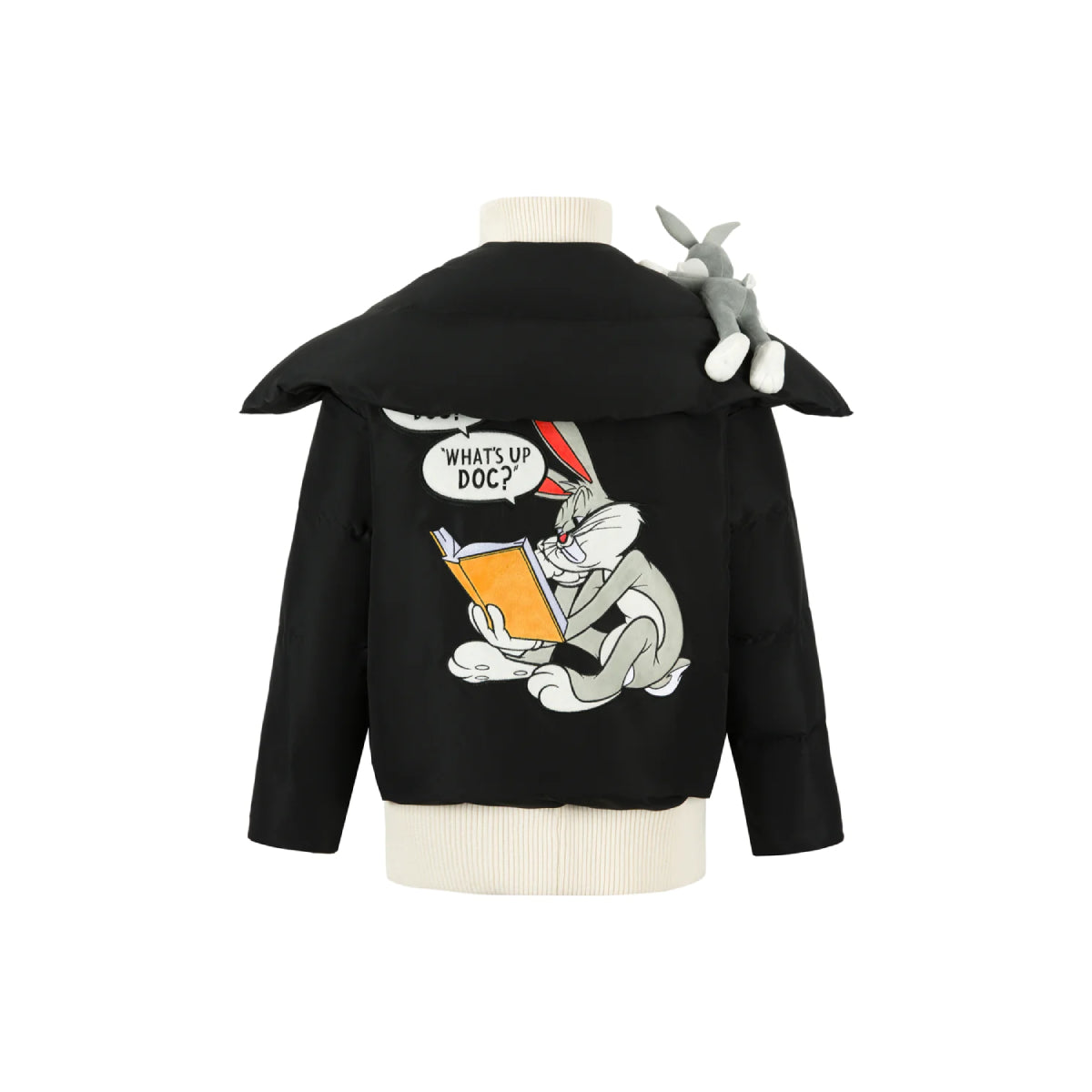 13De Marzo X Looney Tunes Bugs Bunny Down Jacket Black