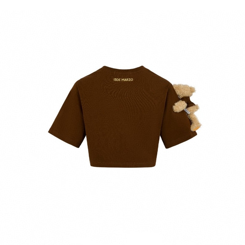 13De Marzo Doozoo Sheriff Layered Top Brown