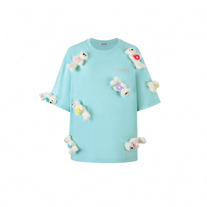 13De Marzo Doozoo Heart Luminous Tee Blue