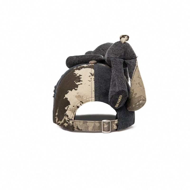 13De Marzo Bear Camo Cap Black