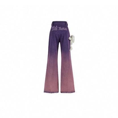 13De Marzo Doozoo Gradient Color Jeans Purple