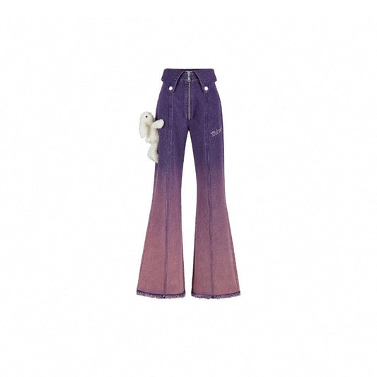 13De Marzo Doozoo Gradient Color Jeans Purple